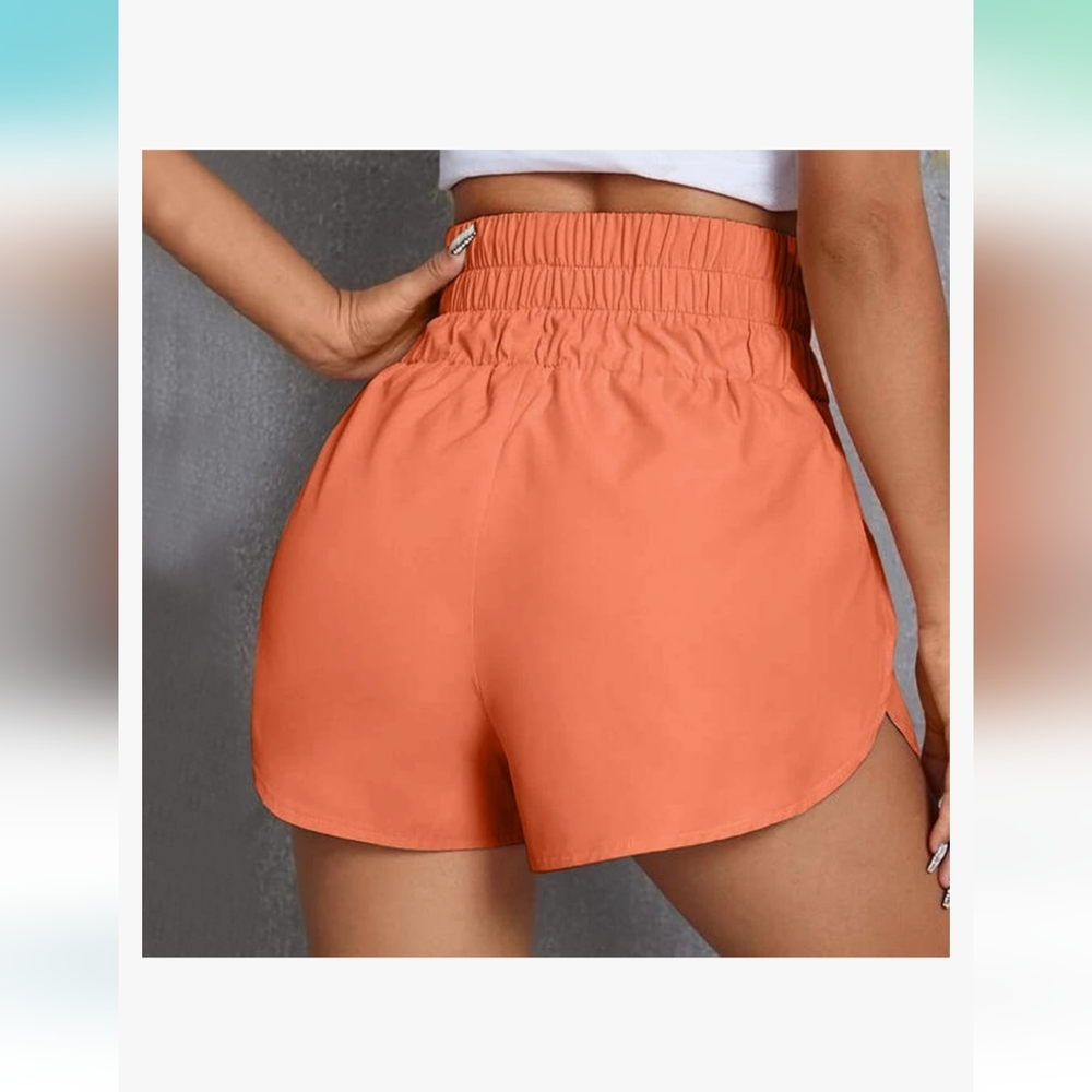 Women's High waisted "cooling tech" Athletic shorts size large - Picture 2 of 6